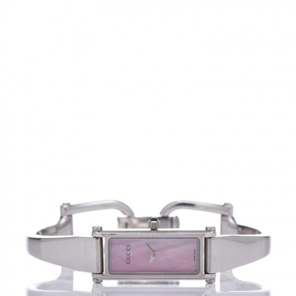 GUCCI - Stainless steel mother of pearl watch - Picture 2 of 3